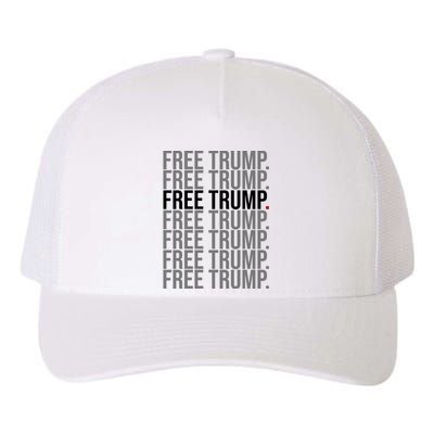 Free Trump Pro Republican Political Yupoong Adult 5-Panel Trucker Hat