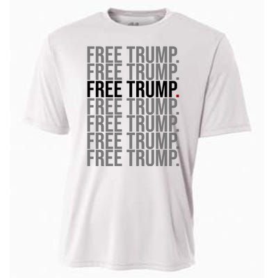 Free Trump Pro Republican Political Cooling Performance Crew T-Shirt