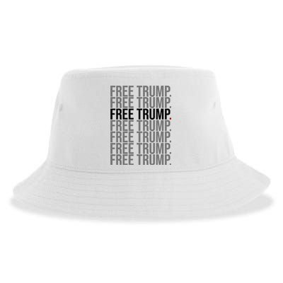 Free Trump Pro Republican Political Sustainable Bucket Hat