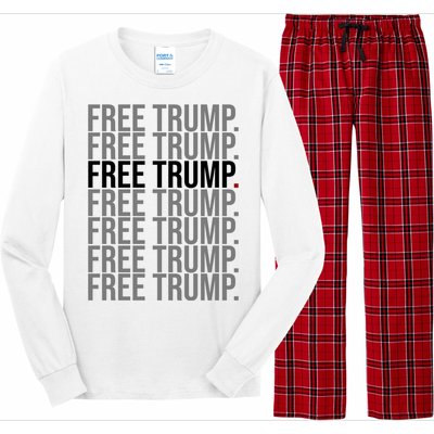 Free Trump Pro Republican Political Long Sleeve Pajama Set