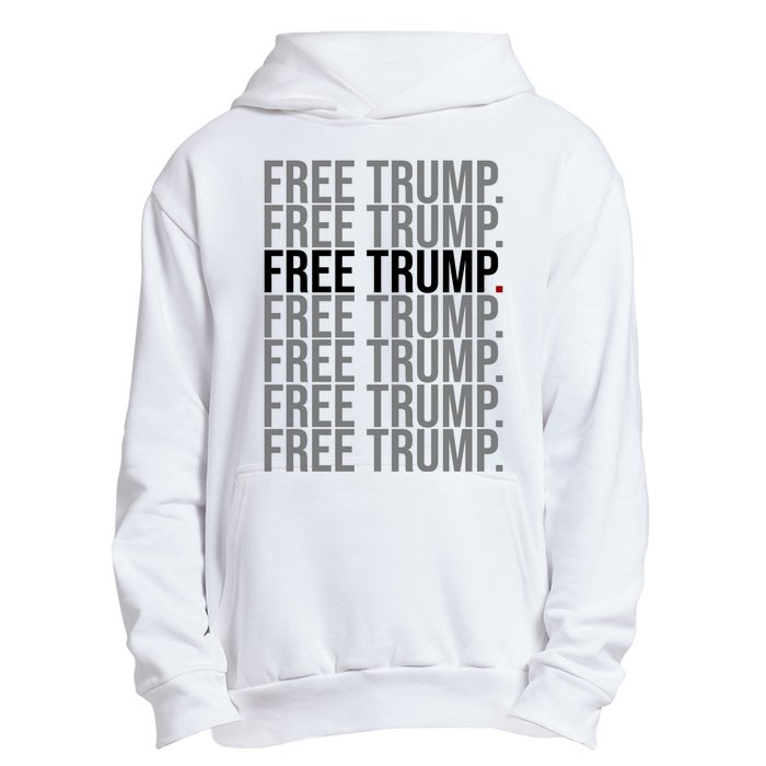 Free Trump Pro Republican Political Urban Pullover Hoodie