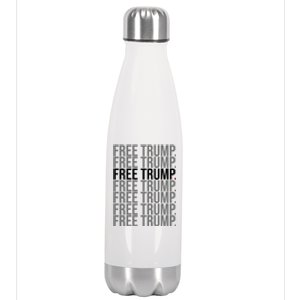 Free Trump Pro Republican Political Stainless Steel Insulated Water Bottle