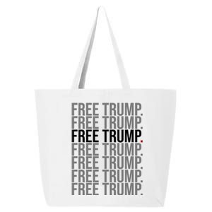 Free Trump Pro Republican Political 25L Jumbo Tote