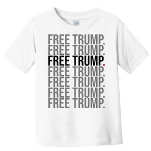 Free Trump Pro Republican Political Toddler T-Shirt