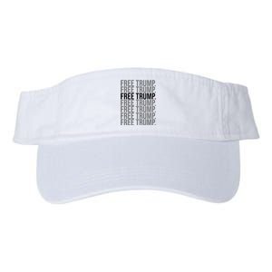 Free Trump Pro Republican Political Valucap Bio-Washed Visor