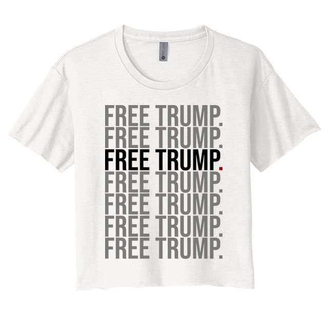 Free Trump Pro Republican Political Crop Top