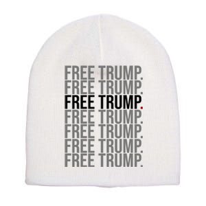 Free Trump Pro Republican Political Short Acrylic Beanie