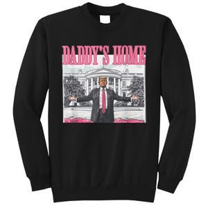 Funny Trump Pink Daddys Home Trump 2024 Sweatshirt