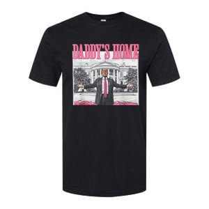 Funny Trump Pink Daddys Home Trump 2024 Softstyle CVC T-Shirt