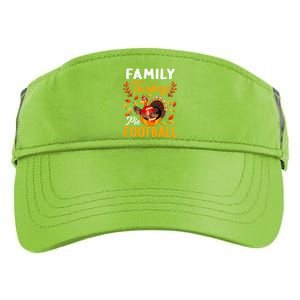 Family Thanksgiving Pie Football Cartoon Turkey Autumn Cool Gift Adult Drive Performance Visor