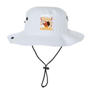 Family Thanksgiving Pie Football Cartoon Turkey Autumn Cool Gift Legacy Cool Fit Booney Bucket Hat