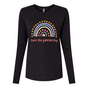 Fuck The Patriarchy Smash The Partriarchy Womens Cotton Relaxed Long Sleeve T-Shirt