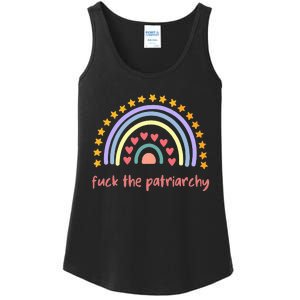 Fuck The Patriarchy Smash The Partriarchy Ladies Essential Tank