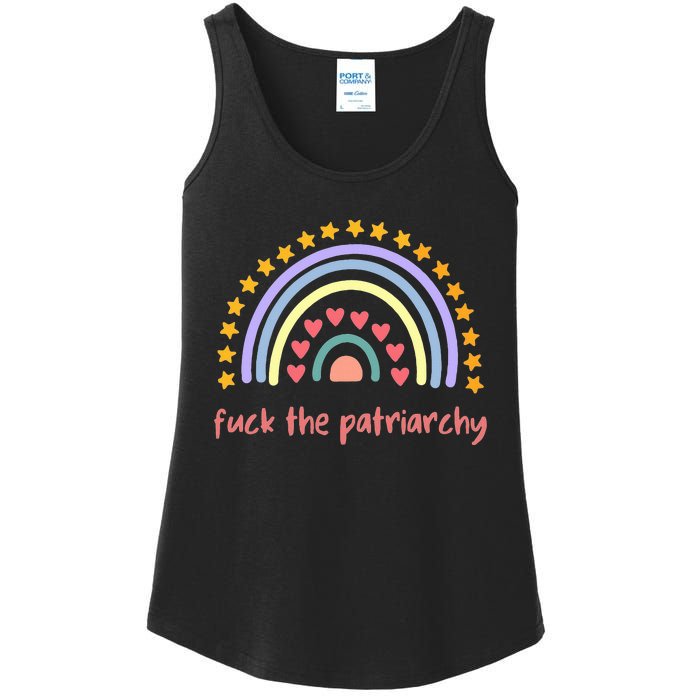 Fuck The Patriarchy Smash The Partriarchy Ladies Essential Tank