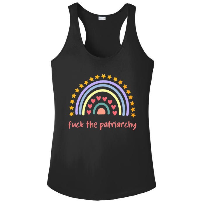 Fuck The Patriarchy Smash The Partriarchy Ladies PosiCharge Competitor Racerback Tank