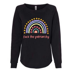 Fuck The Patriarchy Smash The Partriarchy Womens California Wash Sweatshirt