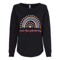 Fuck The Patriarchy Smash The Partriarchy Womens California Wash Sweatshirt