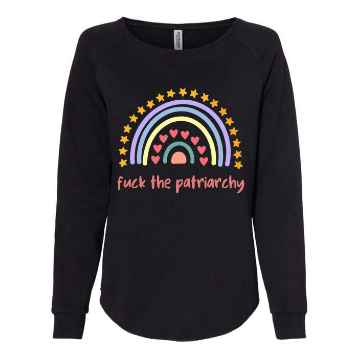 Fuck The Patriarchy Smash The Partriarchy Womens California Wash Sweatshirt