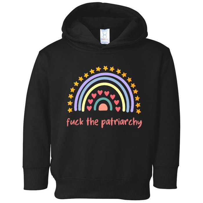 Fuck The Patriarchy Smash The Partriarchy Toddler Hoodie