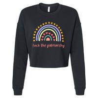 Fuck The Patriarchy Smash The Partriarchy Cropped Pullover Crew