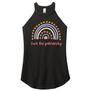 Fuck The Patriarchy Smash The Partriarchy Women's Perfect Tri Rocker Tank