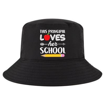 Funny This Principal Loves Her School Funny Principal Cool Comfort Performance Bucket Hat