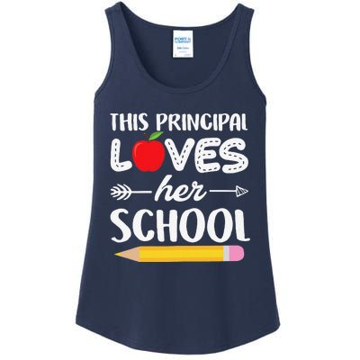 Funny This Principal Loves Her School Funny Principal Ladies Essential Tank