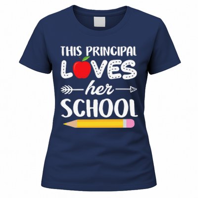 Funny This Principal Loves Her School Funny Principal Women's T-Shirt