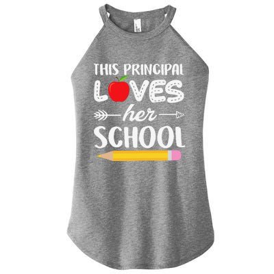 Funny This Principal Loves Her School Funny Principal Women's Perfect Tri Rocker Tank