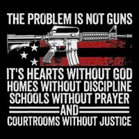 Funny The Problem Is Not Guns ItS Hearts Without God Mousepad