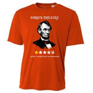 Fords Theater Presidential History Abe Lincoln Funny Cooling Performance Crew T-Shirt