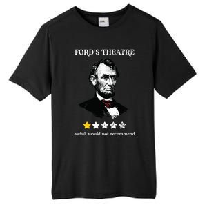 Fords Theater Presidential History Abe Lincoln Funny Tall Fusion ChromaSoft Performance T-Shirt