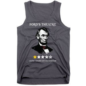 Fords Theater Presidential History Abe Lincoln Funny Tank Top