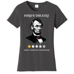 Fords Theater Presidential History Abe Lincoln Funny Women's T-Shirt