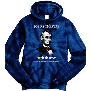 Fords Theater Presidential History Abe Lincoln Funny Tie Dye Hoodie