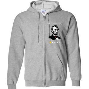 Fords Theater Presidential History Abe Lincoln Funny Full Zip Hoodie