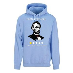 Fords Theater Presidential History Abe Lincoln Funny Unisex Surf Hoodie