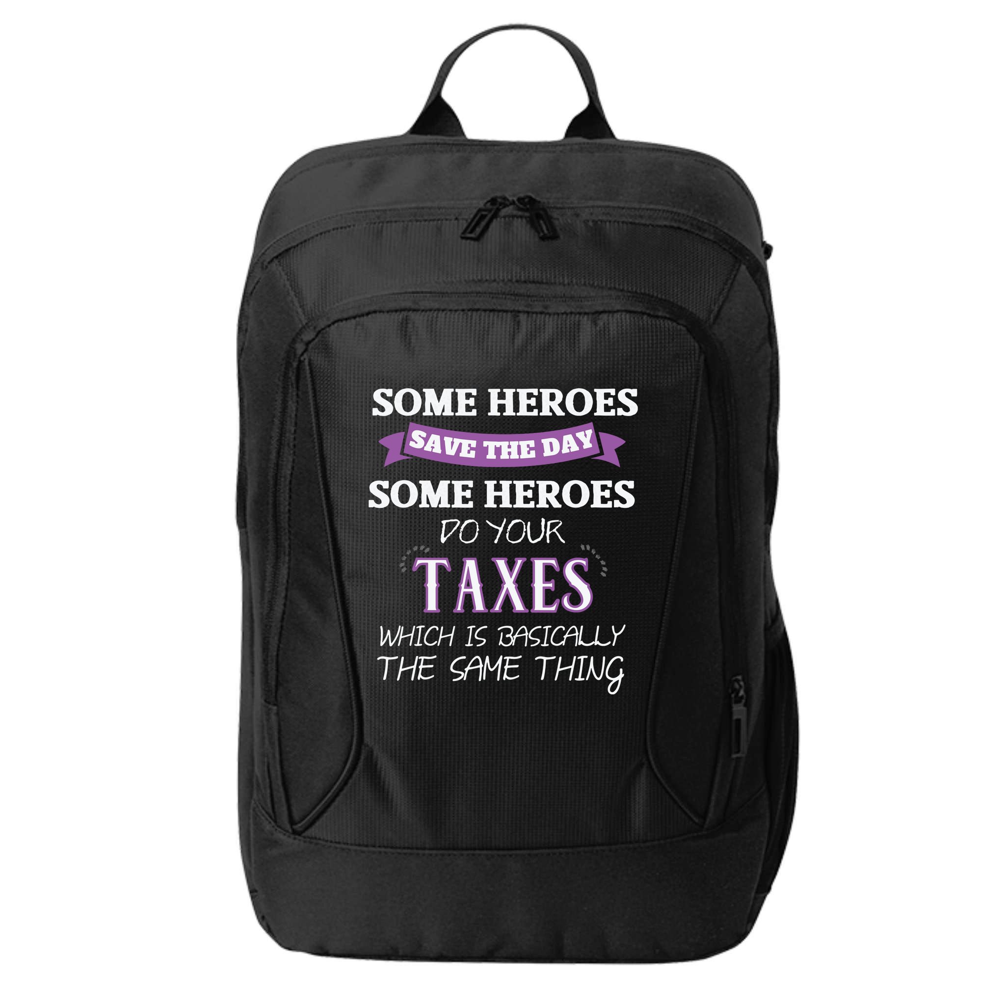 Funny Tax Preparer Income Tax Professional Cpa Gift City Backpack