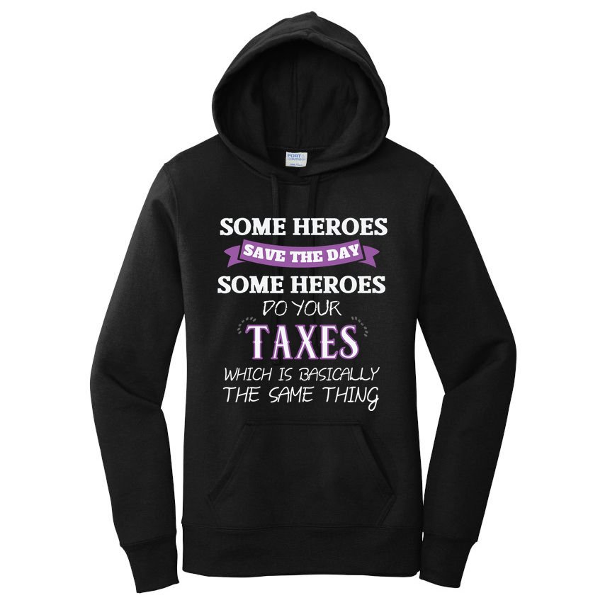 Funny Tax Preparer Income Tax Professional Cpa Gift Women's Pullover Hoodie