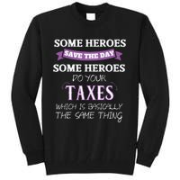 Funny Tax Preparer Income Tax Professional Cpa Gift Tall Sweatshirt