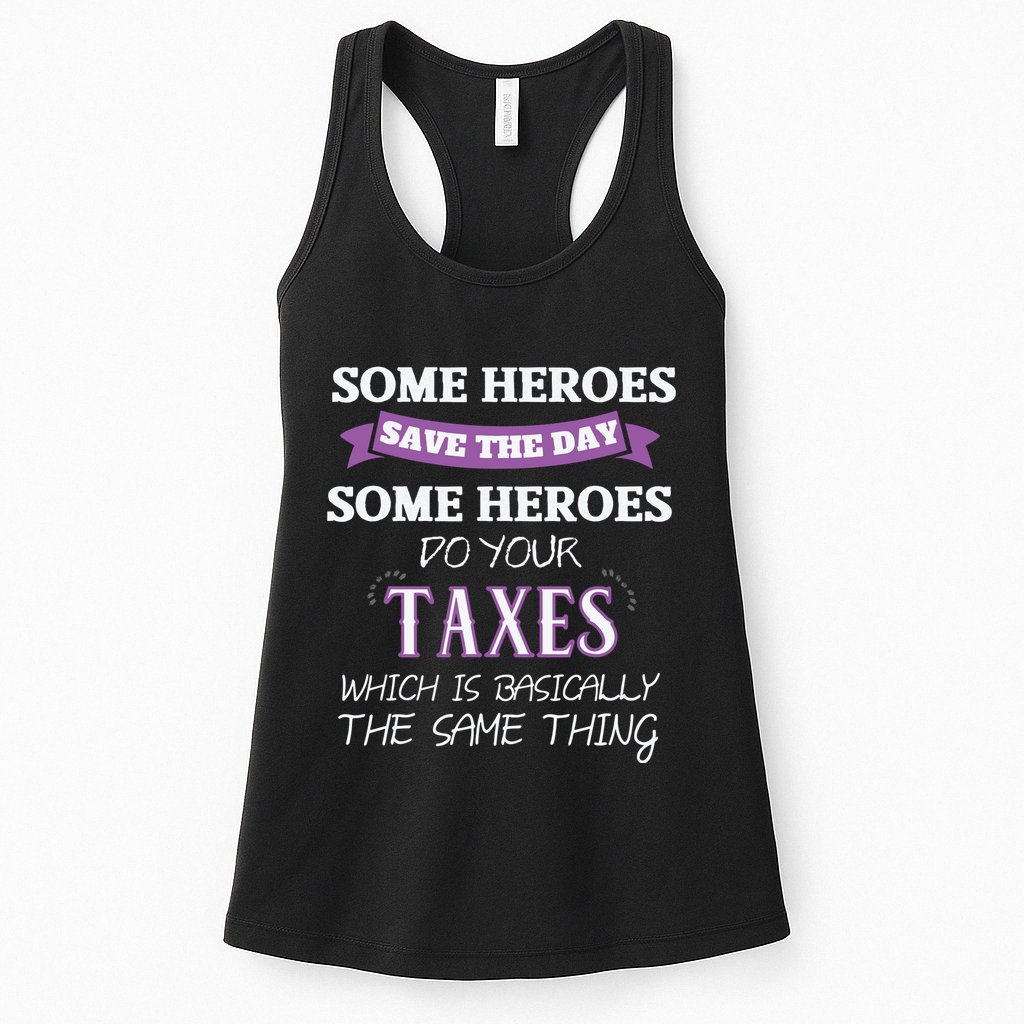 Funny Tax Preparer Income Tax Professional Cpa Gift Womens Tank Top