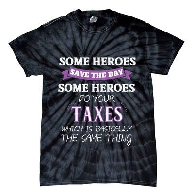 Funny Tax Preparer Income Tax Professional Cpa Gift Tie-Dye T-Shirt