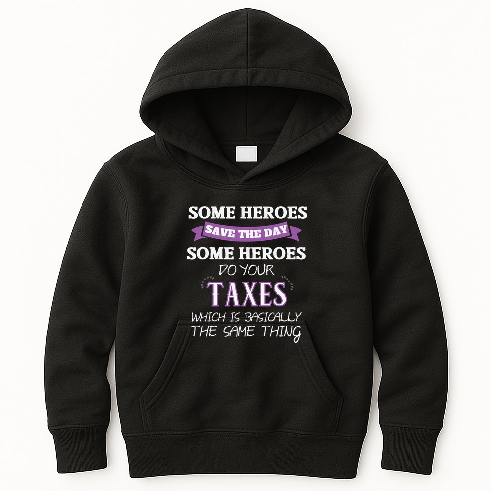 Funny Tax Preparer Income Tax Professional Cpa Gift Kids Hoodie