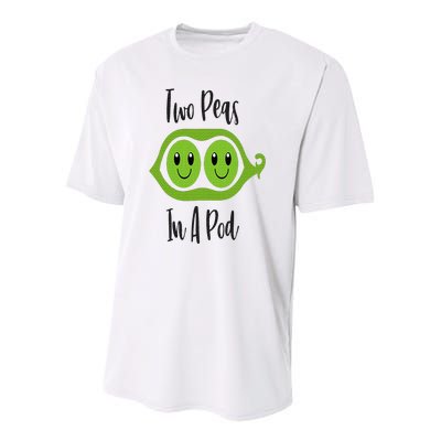 Funny Two Peas In A Pod Pea Costum Youth Performance Sprint T-Shirt