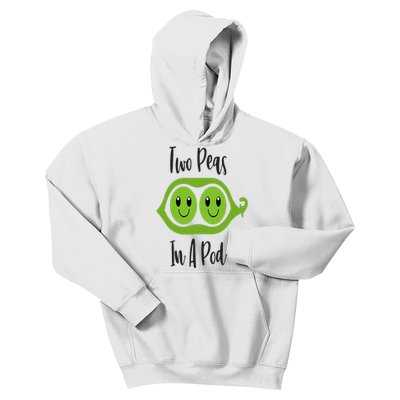 Funny Two Peas In A Pod Pea Costum Kids Hoodie