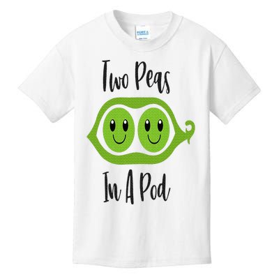 Funny Two Peas In A Pod Pea Costum Kids T-Shirt