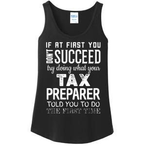 Funny Tax Preparer Success Gifts Tax Season Ladies Essential Tank