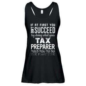 Funny Tax Preparer Success Gifts Tax Season Ladies Essential Flowy Tank