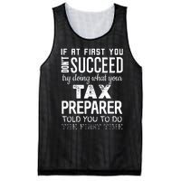 Funny Tax Preparer Success Gifts Tax Season Mesh Reversible Basketball Jersey Tank