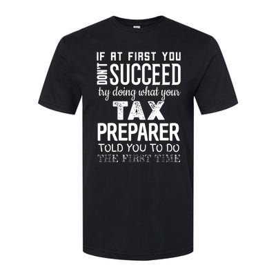 Funny Tax Preparer Success Gifts Tax Season Softstyle CVC T-Shirt